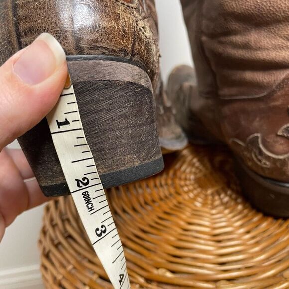 DURANGO GAMBLER 12" WESTERN BOOT (DB4434) Size 8.5ee 8 1/2 ee Brown Cowboy‎ - Picture 5 of 10